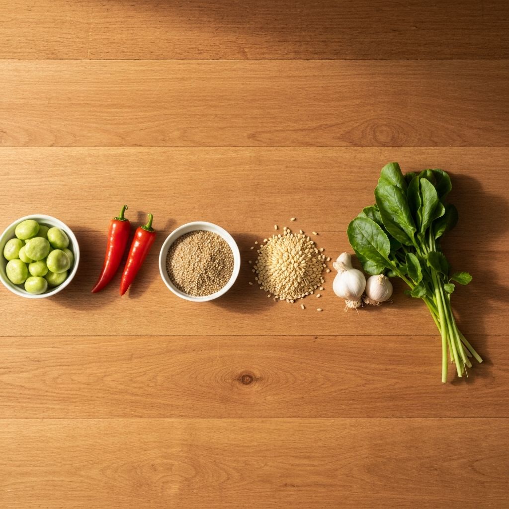 Здравова храна - воће, поврће и зерна на дрвеној подлози